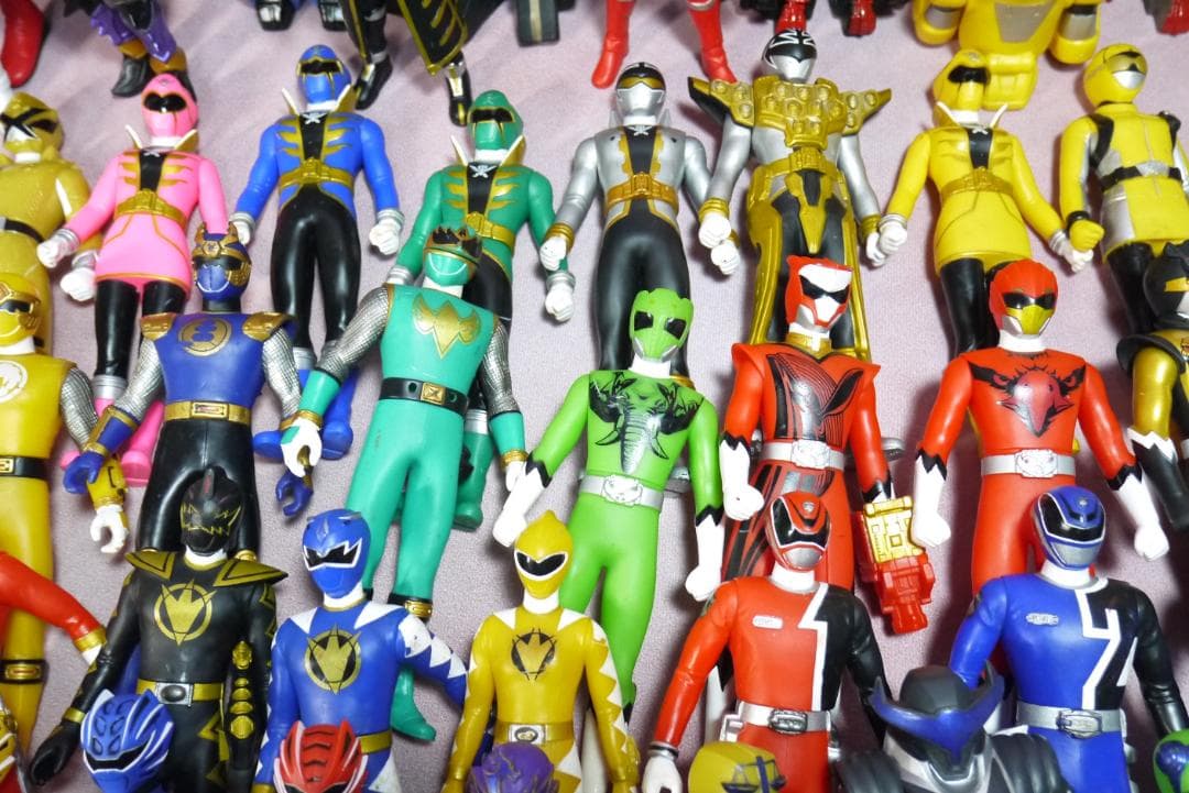 スーパー戦隊シリーズ　ビックサイズソフビ　など　116体