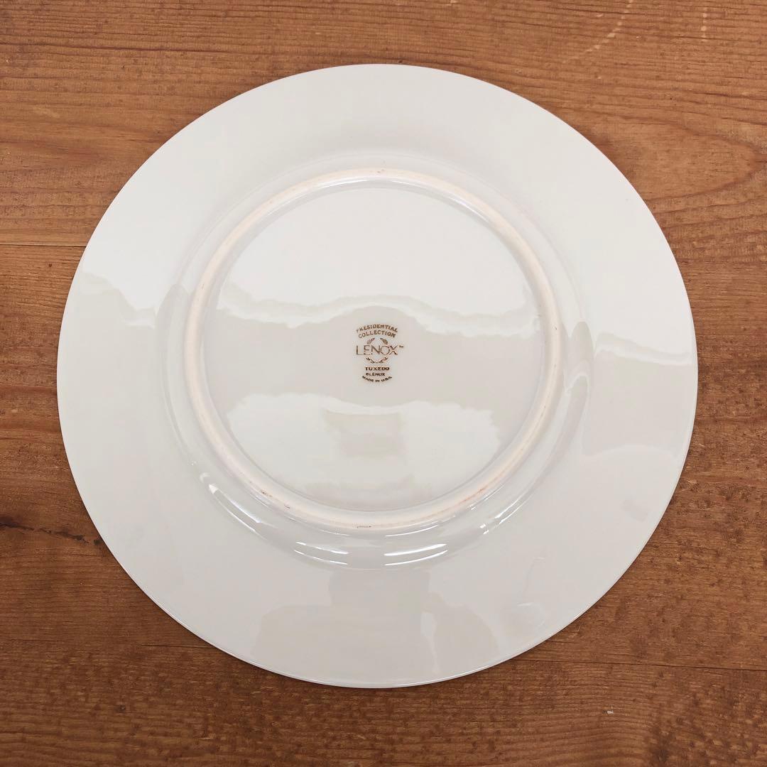 USA製　LENOX TUXEDO 21cmプレート5枚　レノックス　タキシード