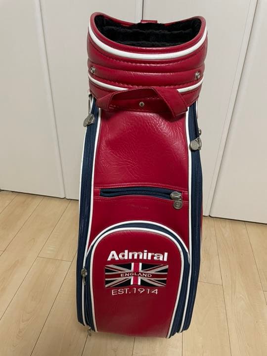 アドミラルゴルフ キャディバッグ レッド ADMG1SC1 40