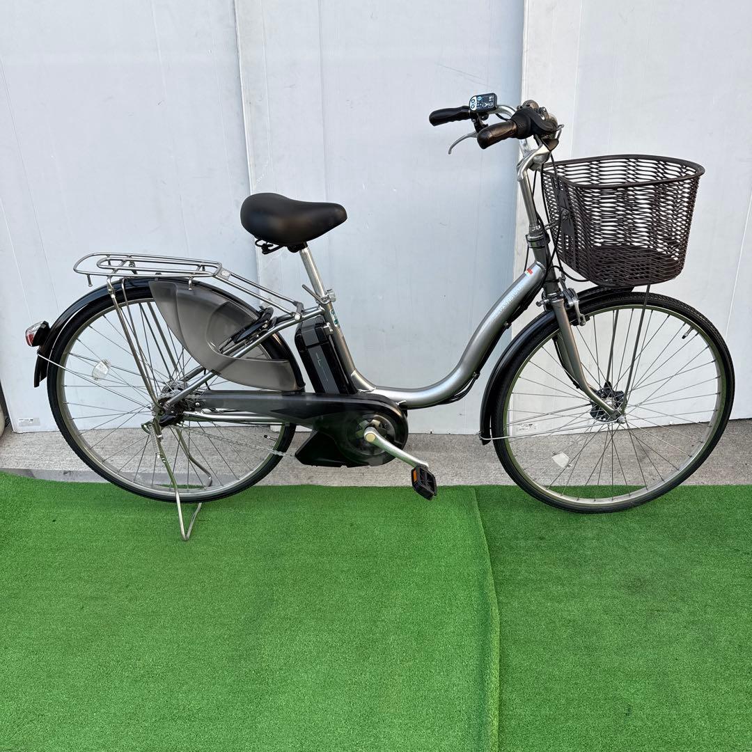 YAMAHAヤマハ電動アシスト自転車26インチ8.9Ah シルバー