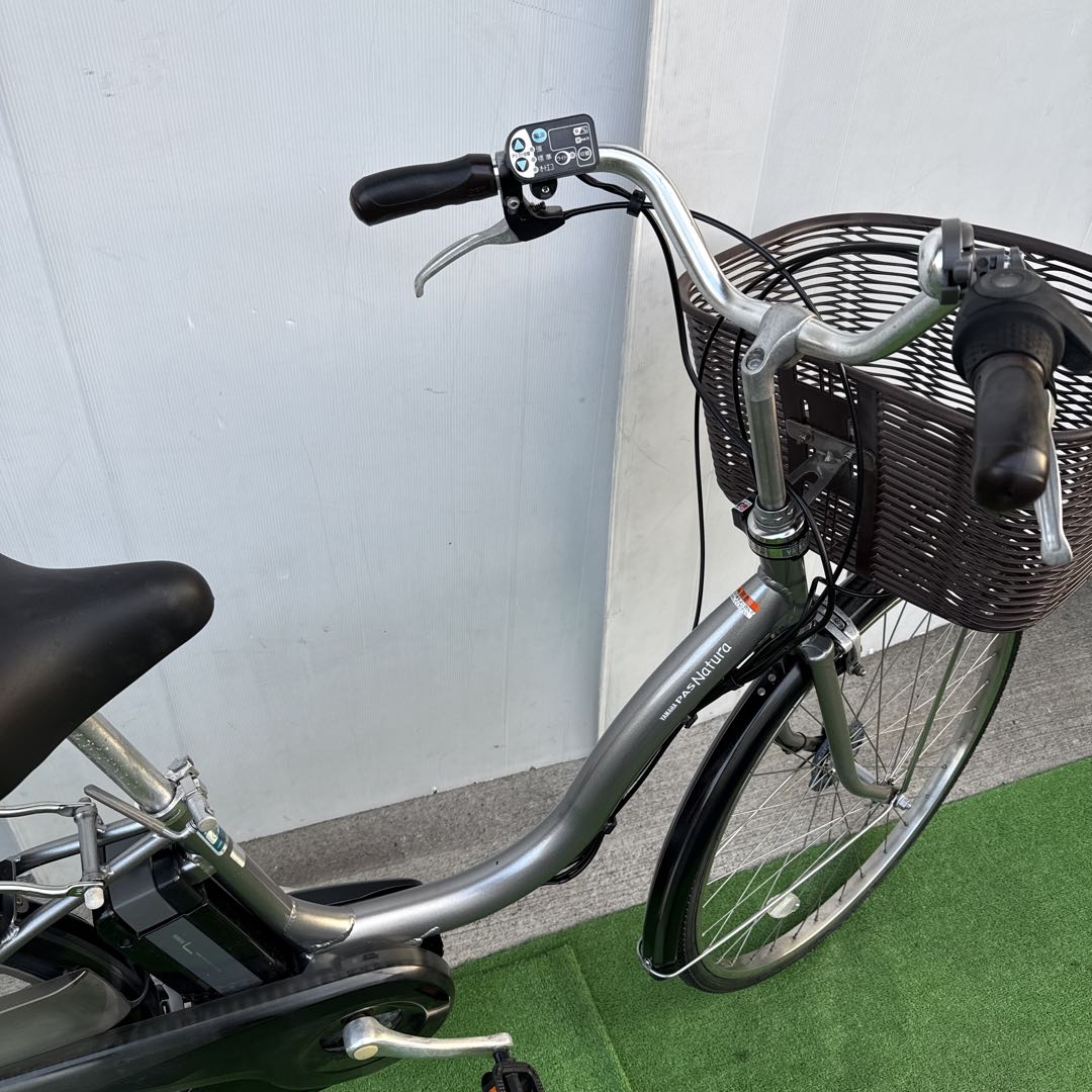 YAMAHAヤマハ電動アシスト自転車26インチ8.9Ah シルバー