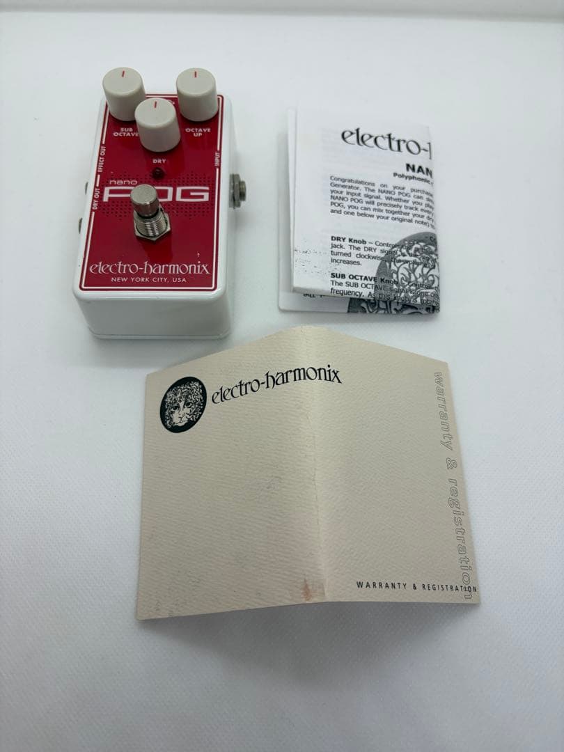 electro-harmonix nanoPOG ギターエフェクター