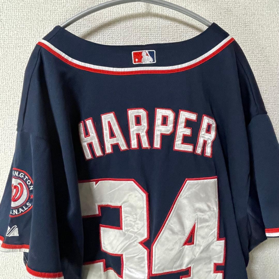 MLB　ワシントン・ナショナルズ　ブライス・ハーパー　ユニフォーム　背番号34