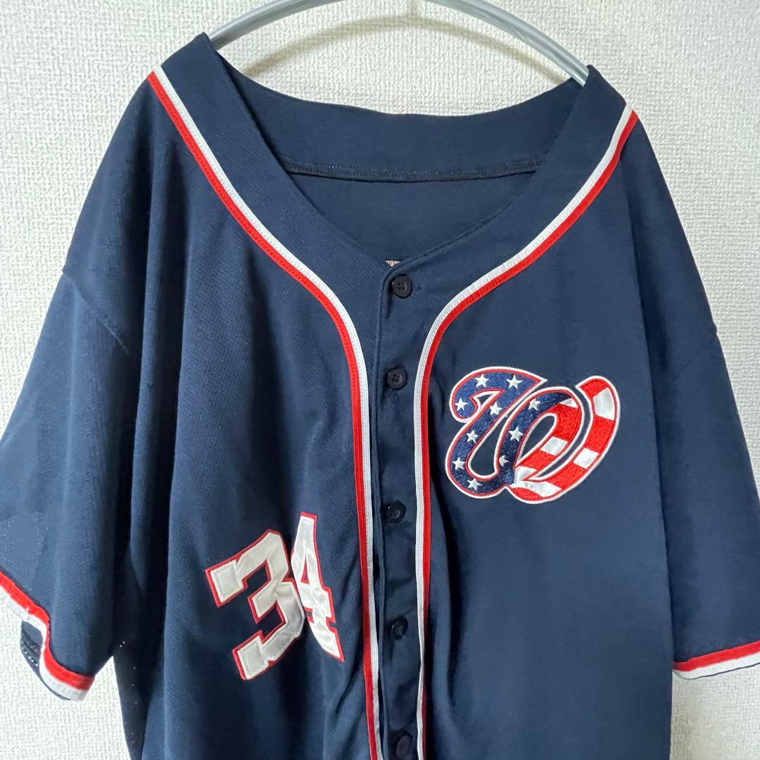 MLB　ワシントン・ナショナルズ　ブライス・ハーパー　ユニフォーム　背番号34