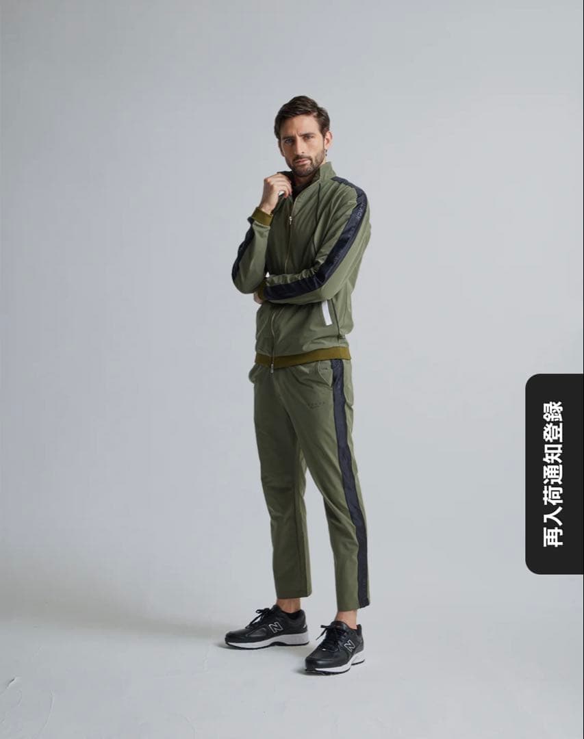 【新品未使用】CRONOS BLACK SIDE LINE PANTS