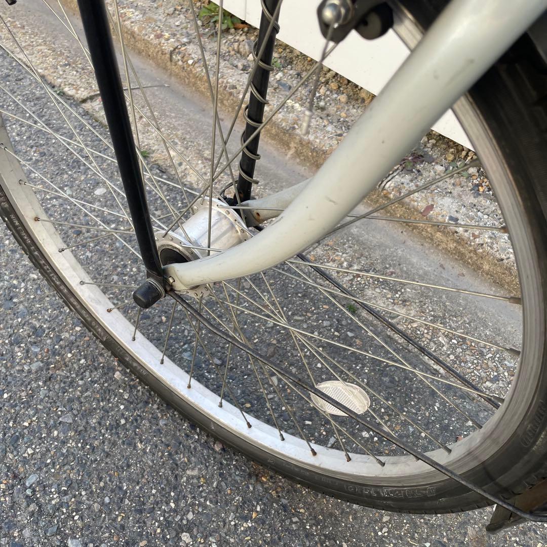 自転車　26インチ　オートライト　内装3段　子供載せ