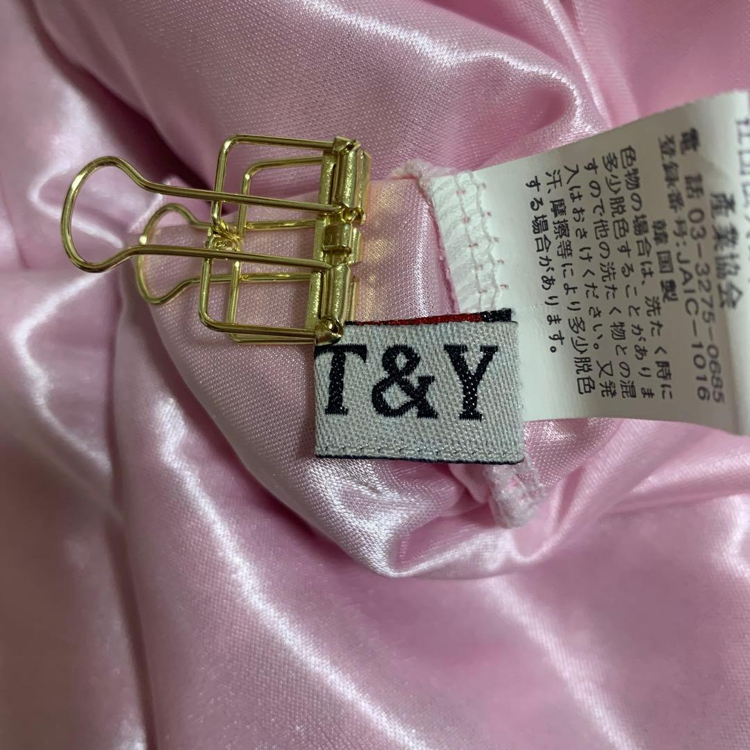 【T&Y】社交ダンス　スパンコール　ピンク　ドレス