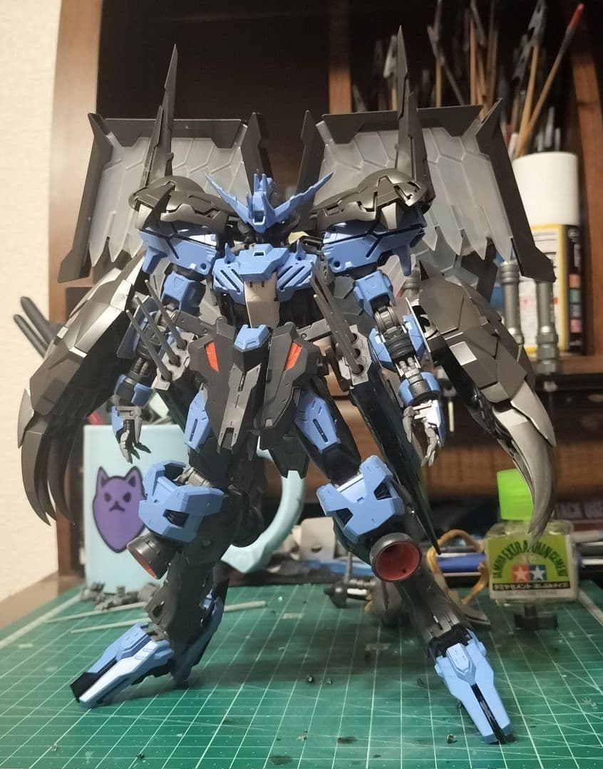 MG ガンダムヴィダール 全塗装 完成品 ミキシング ウォーグレイモン ガンプラ