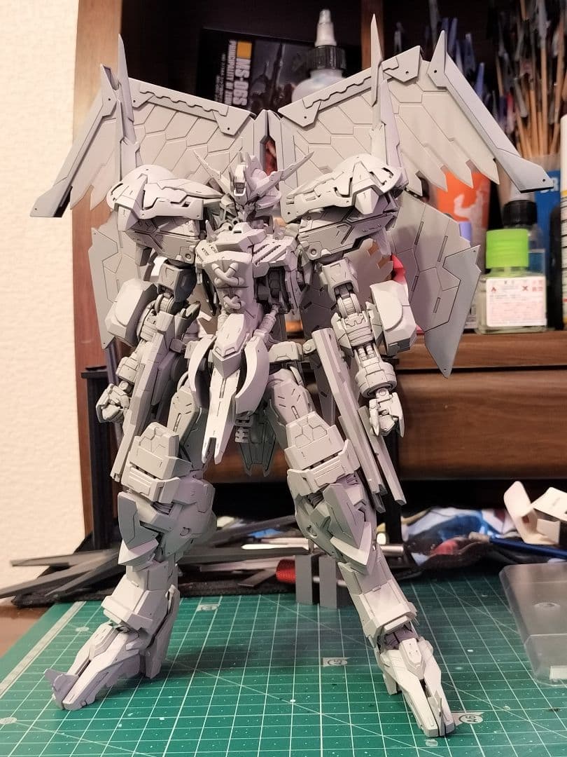 MG ガンダムヴィダール 全塗装 完成品 ミキシング ウォーグレイモン ガンプラ