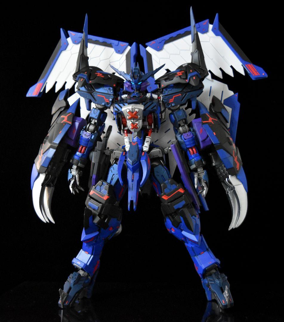 MG ガンダムヴィダール 全塗装 完成品 ミキシング ウォーグレイモン ガンプラ