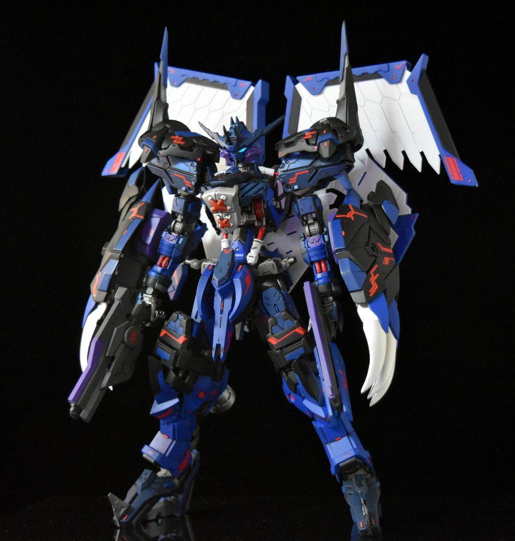 MG ガンダムヴィダール 全塗装 完成品 ミキシング ウォーグレイモン ガンプラ