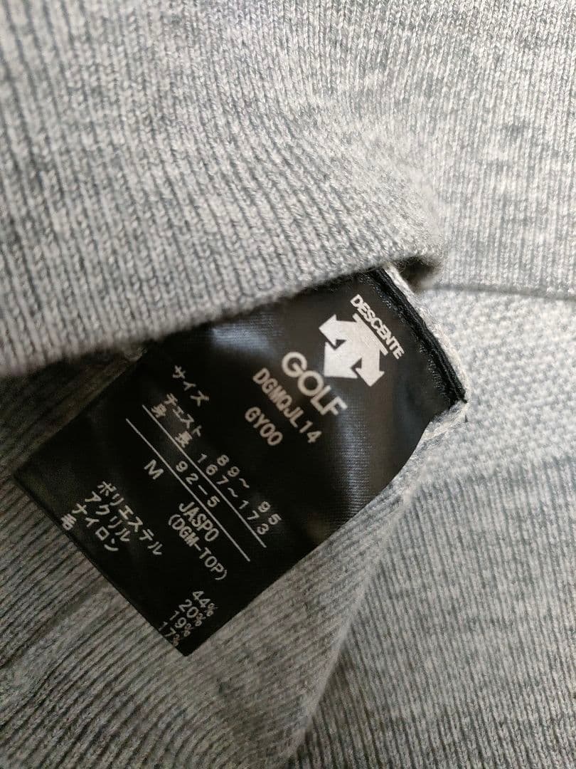 新品　DESCENTE GOLF デサントゴルフ　長袖ゴルフセーター　総柄