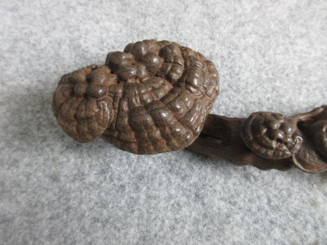 霊芝彫刻如意箱付き [B28849]