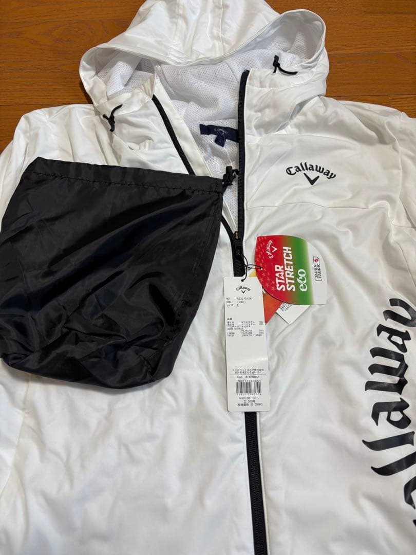 【定価半額以下】新品未使用Callaway ゴルフジャケット L 防風撥水