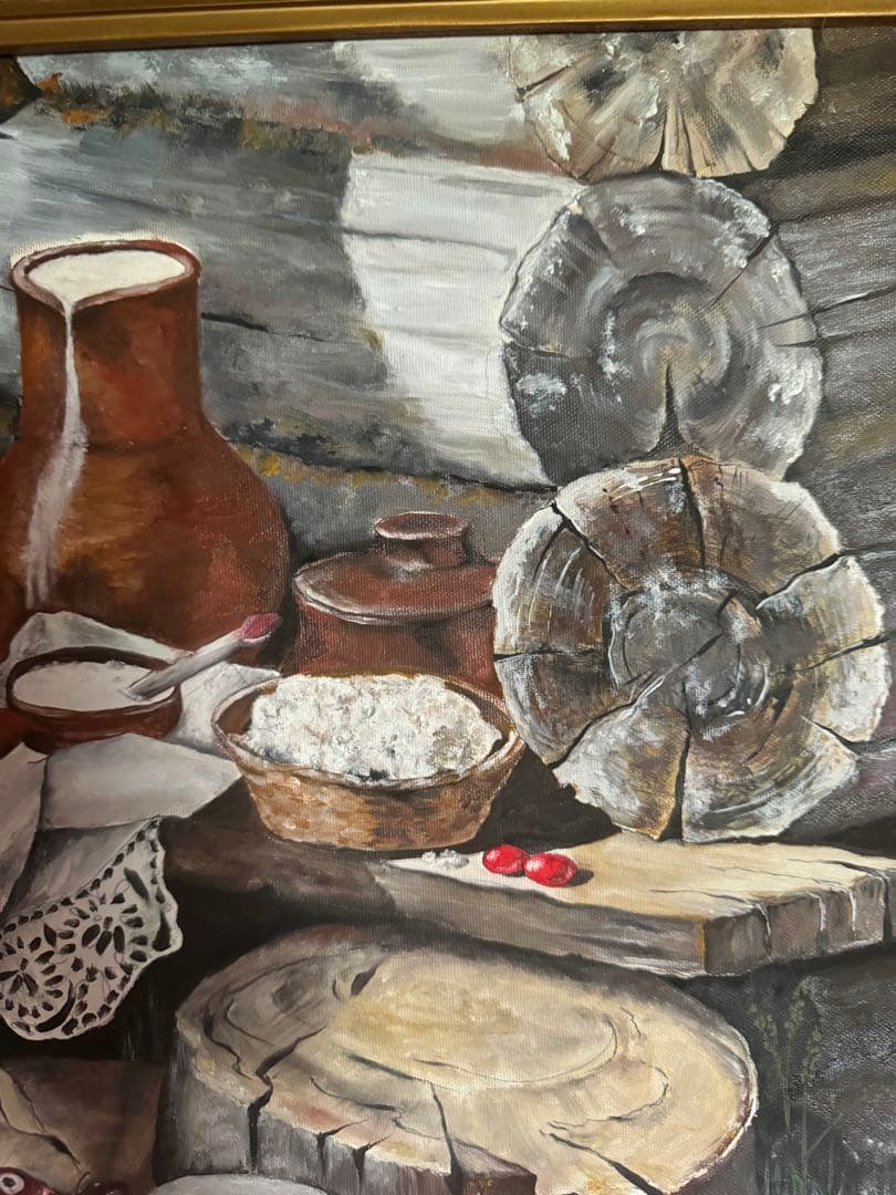 油彩画 静物画