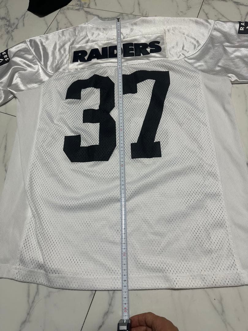 NFL レイダース レプリカユニフォーム 白 Lサイズ＆キャップセット