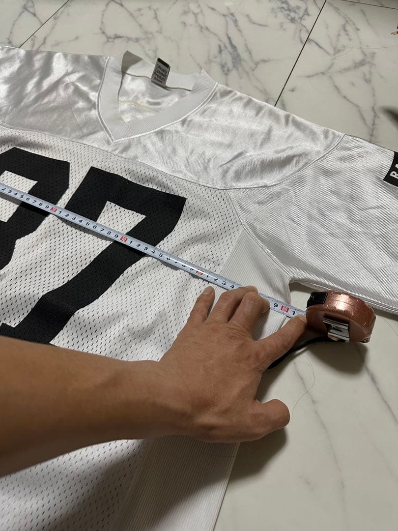 NFL レイダース レプリカユニフォーム 白 Lサイズ＆キャップセット