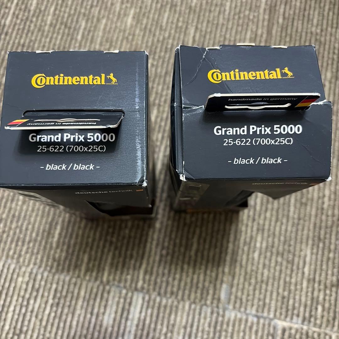 新品未使用 コンチネンタル GP5000S TR 25c 2本セット