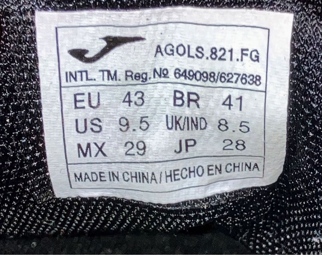 ★極美品！JOMA ホマ 天然皮革&人工皮革 サッカースパイク シューズ 28
