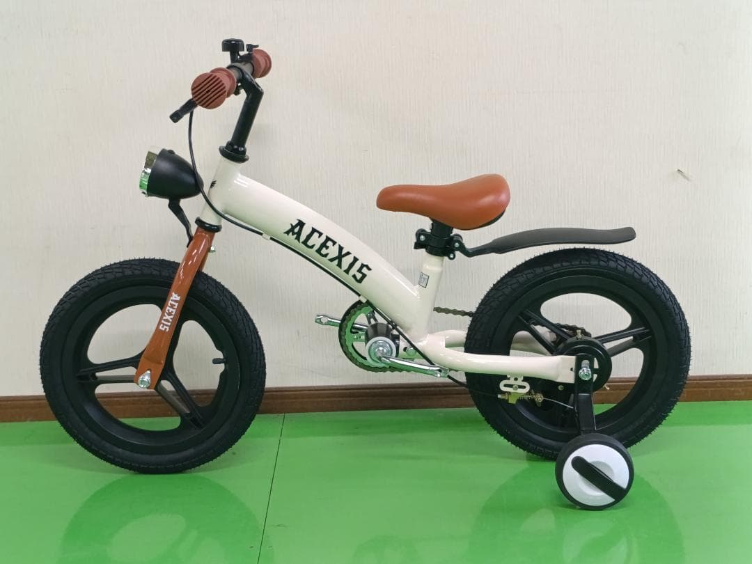 値下げ中！新品未使用 3in1 子供自転車 キックバイク12インチ kahki色