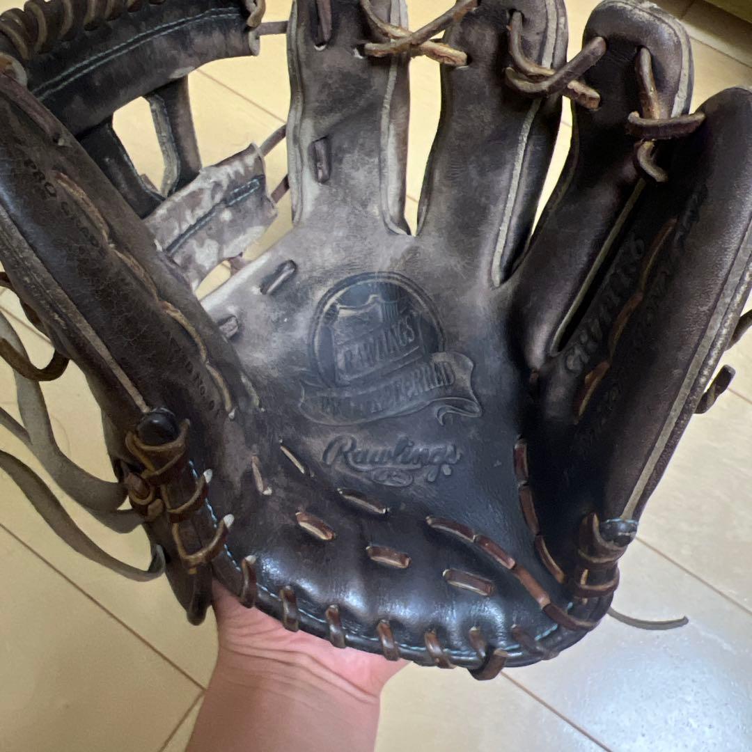 Rawlings プロモデル 硬式野球グローブ ブラウン レザー