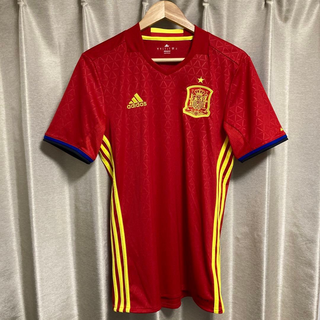 スペイン代表 ユニフォーム上下セット プラクティスシャツ 練習着