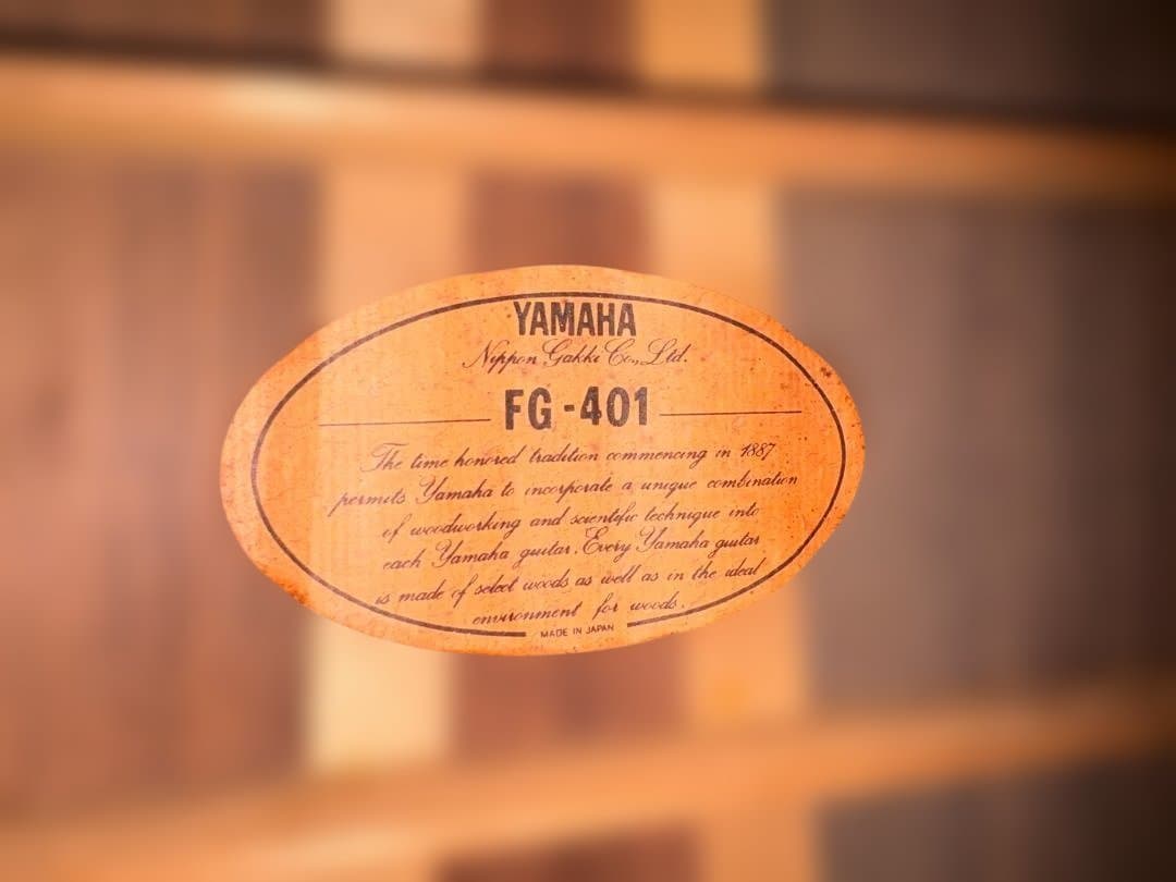 ハカ？凄い板目！’70年代FGの最高峰！オレンジラベル FG-401 ！ 超美品