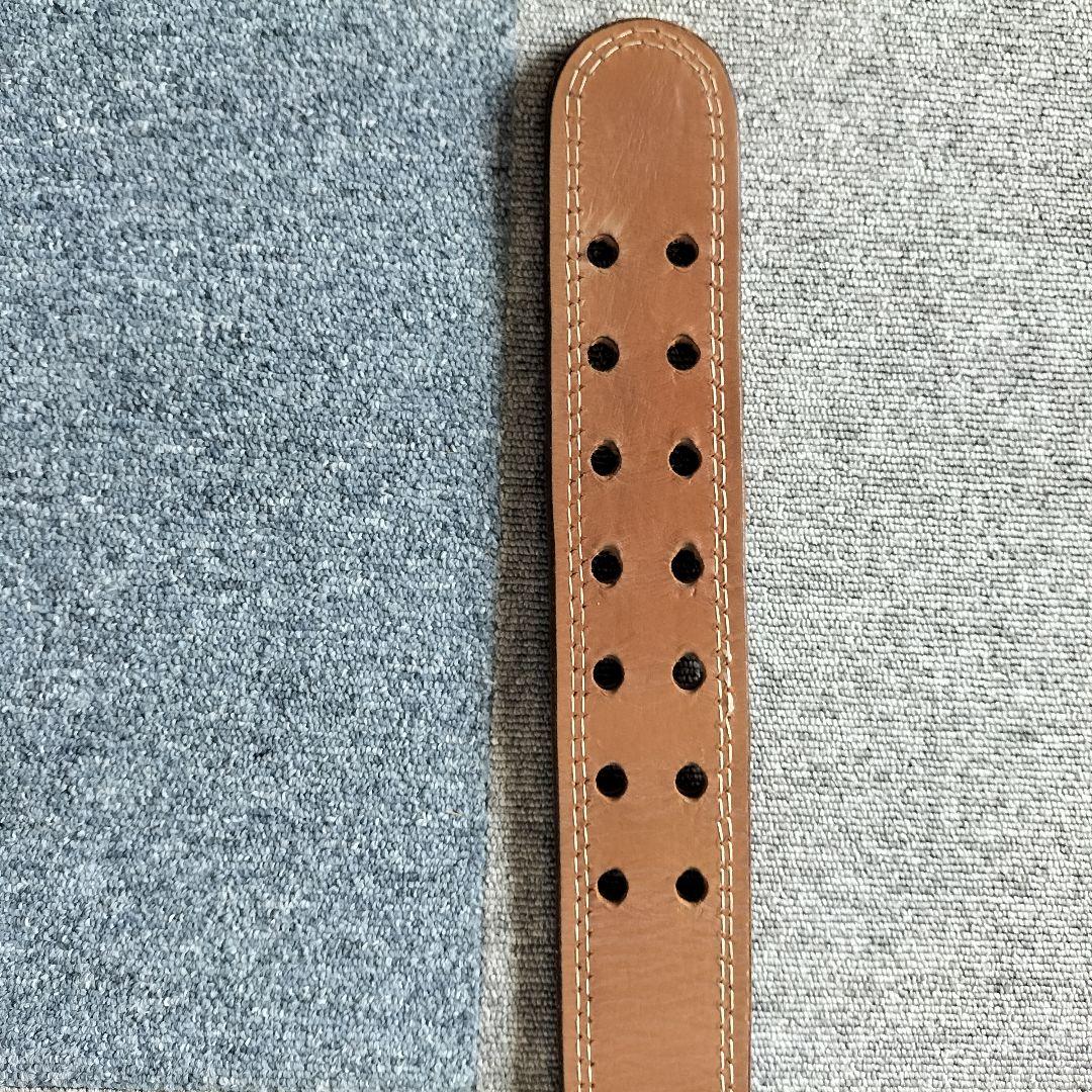 ゴールドジム　プロレザーベルト　M