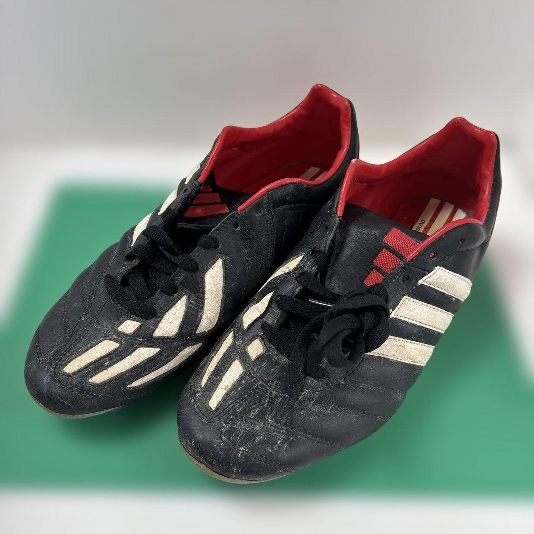 アディダス　サッカースパイク　プレデターマニア 27㎝ 黒/赤　現状渡し