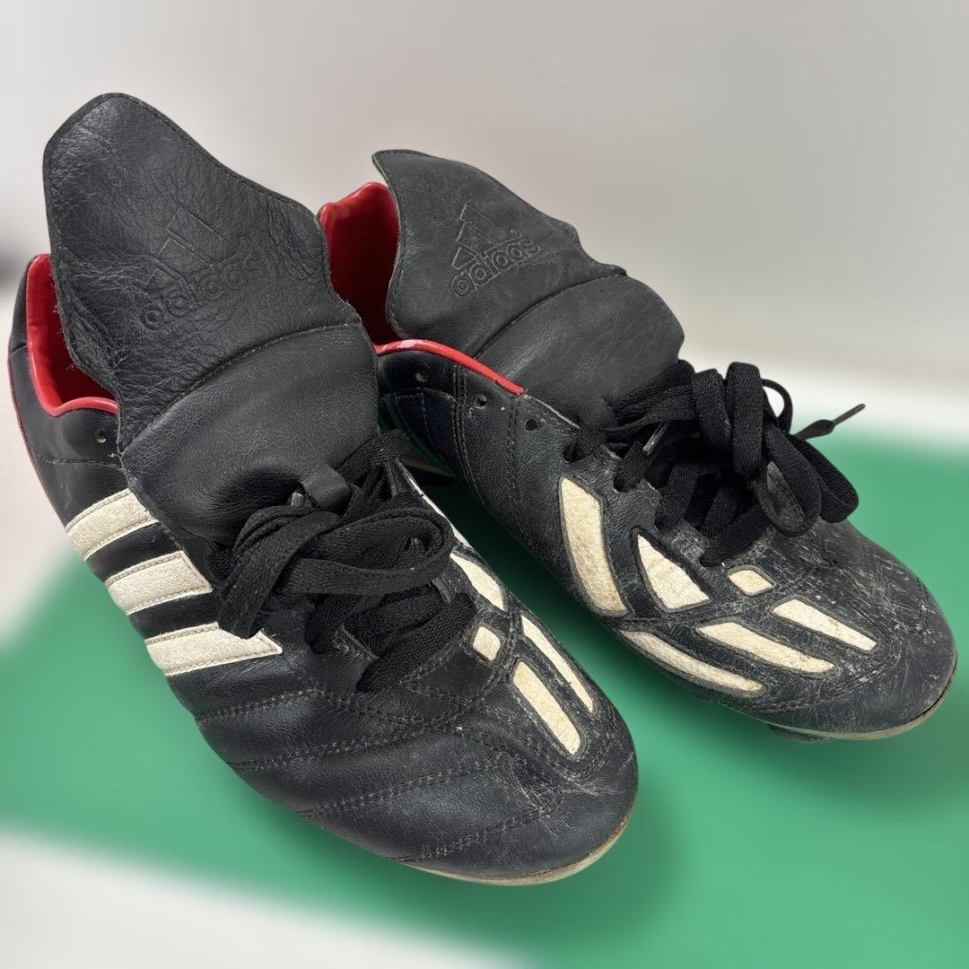 アディダス　サッカースパイク　プレデターマニア 27㎝ 黒/赤　現状渡し