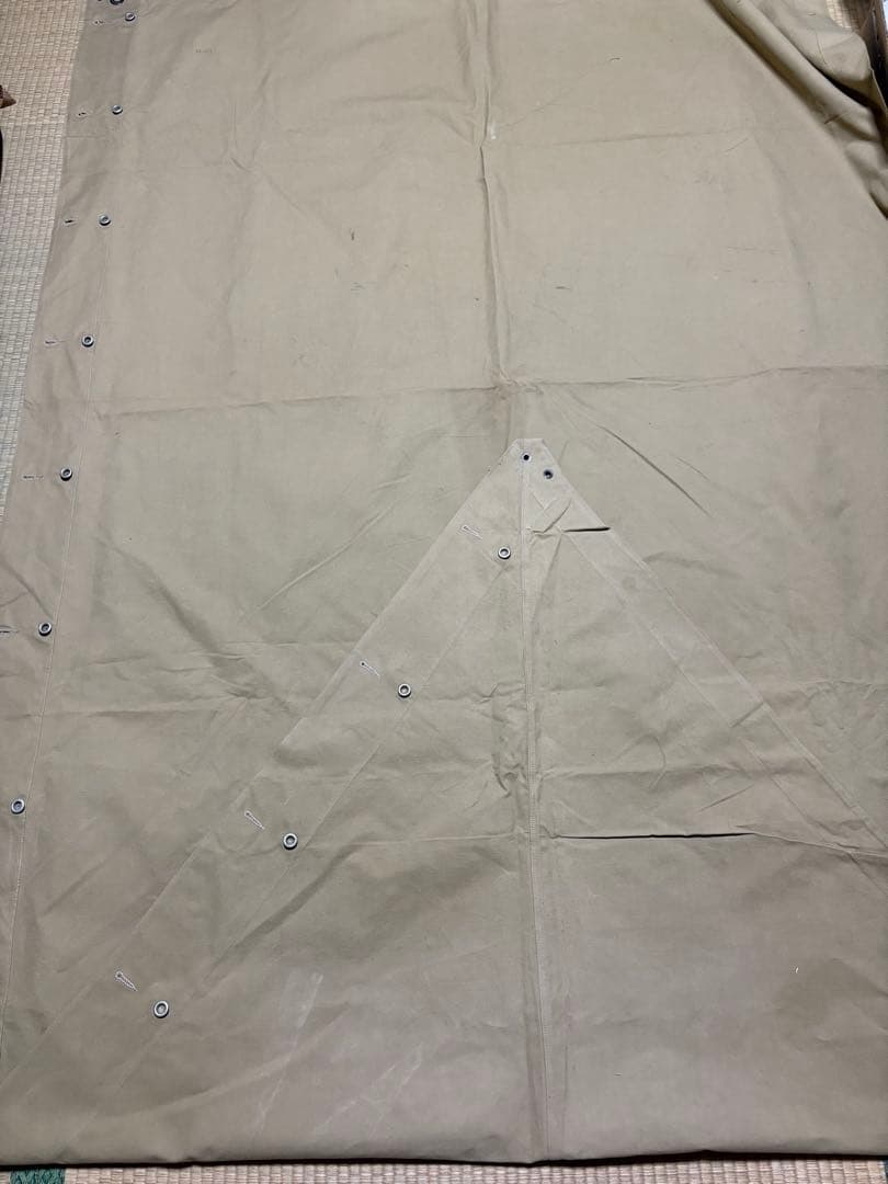 フランス 軍幕 パップテント　野営 ミリタリー 軍放出品　キャンプ