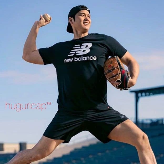 New Balance 大谷翔平選手着用 Tシャツ ブラック XL 2枚組 ③