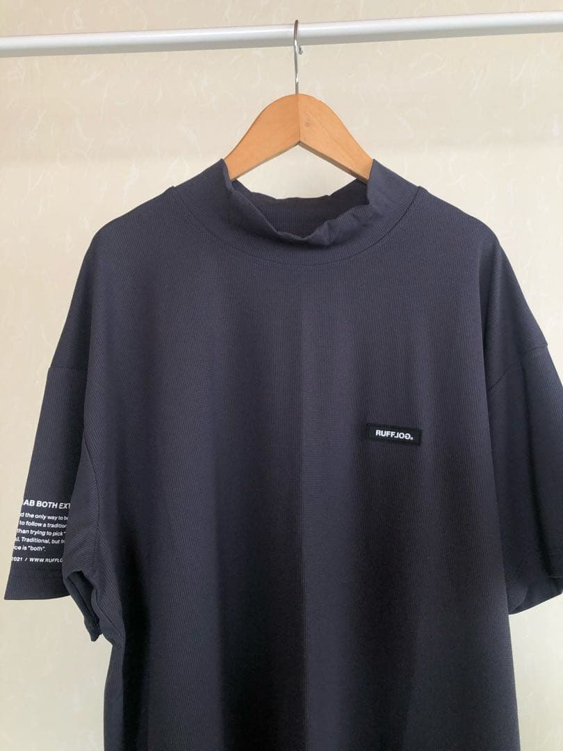 RUFFLOG MOCK NECK SHIRTS サイズXL グレー