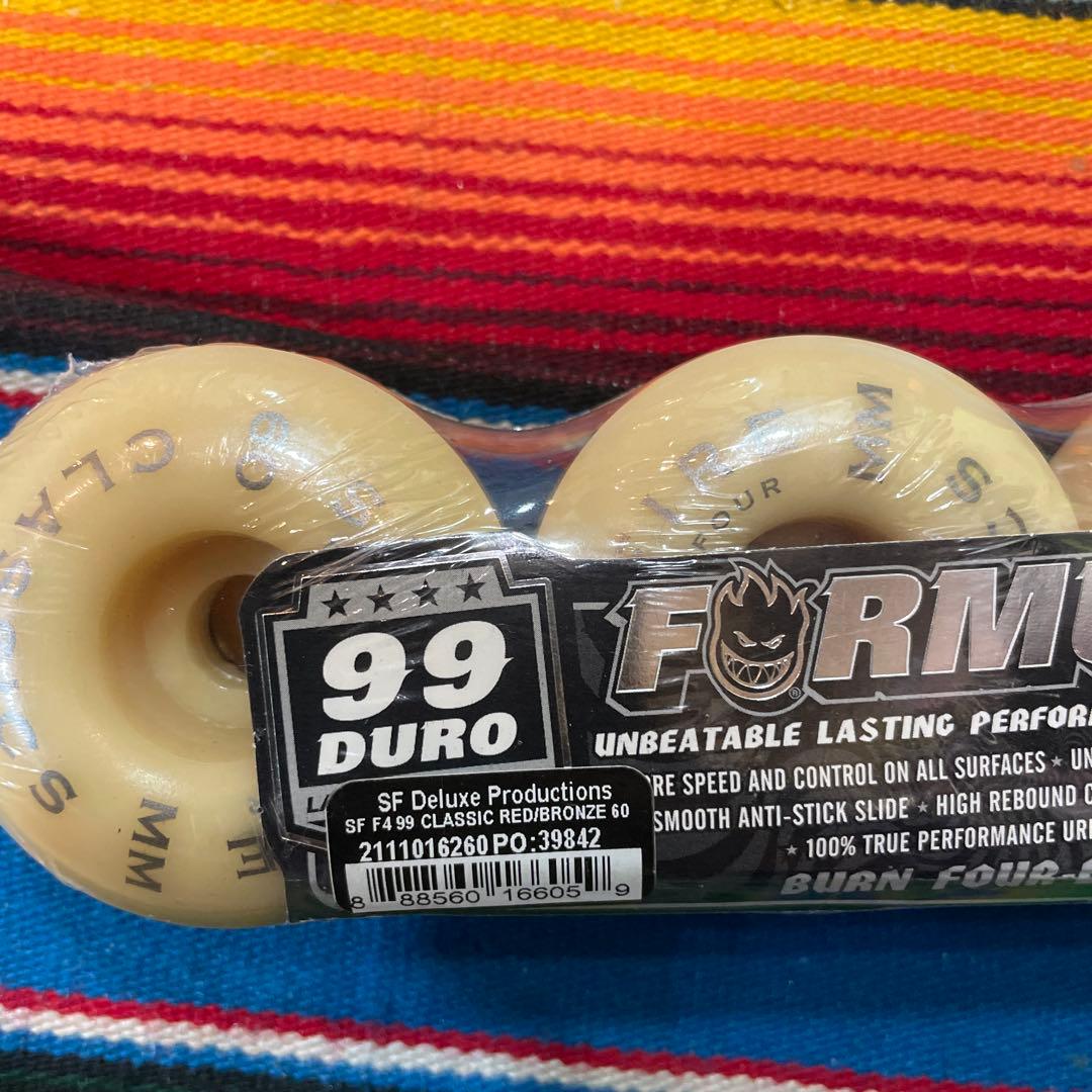スケートボード SPITFIRE FORMULA FOUR Classic 60mm99A