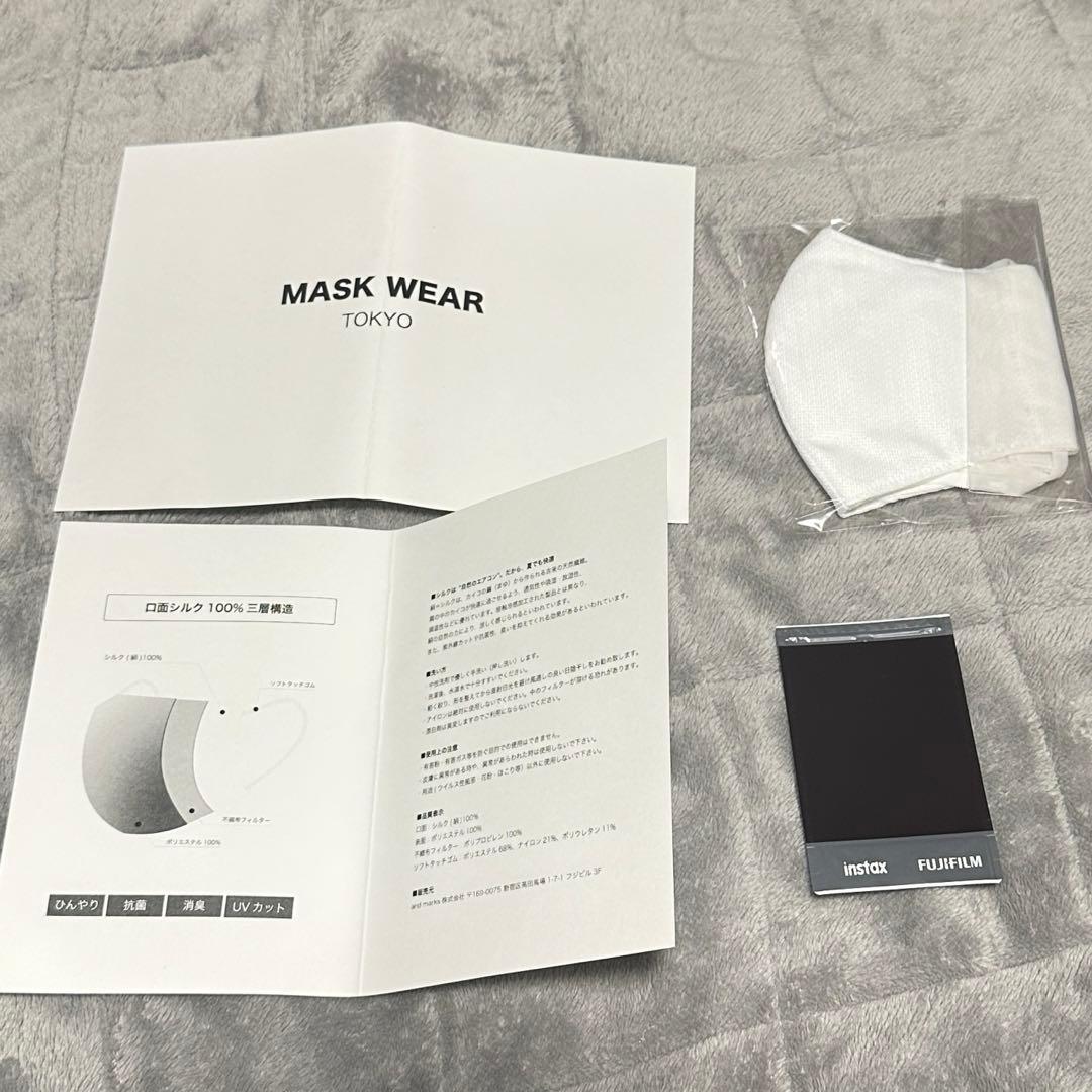 Mask wear tokyo × 眠岸ぷりん　マスク チェキ セット
