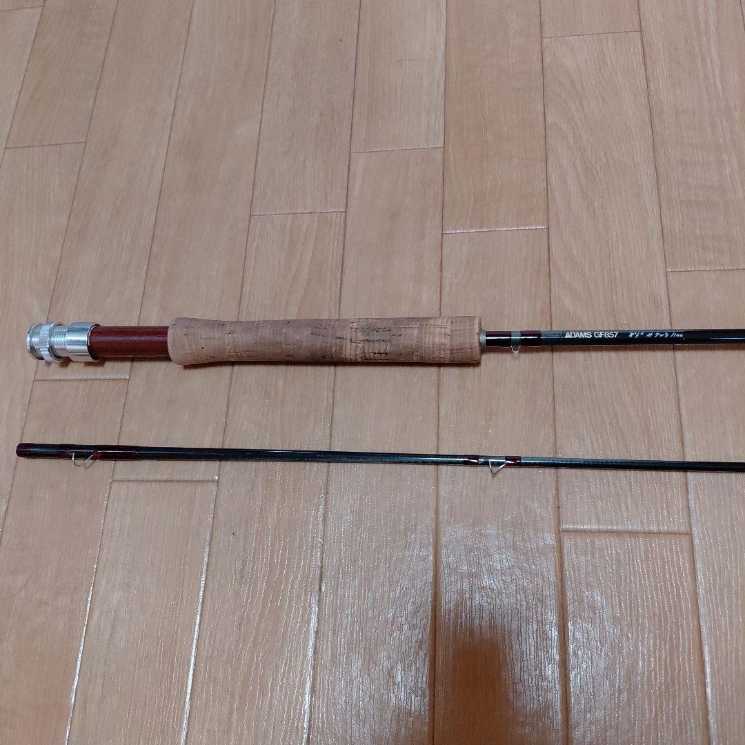 ADAMS GF857 フライロッド 8'6\" 専用ケース付き