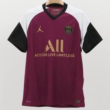 3rd新品20-21試合用PSGジョーダン海外SパリSGサッカーユニフォーム