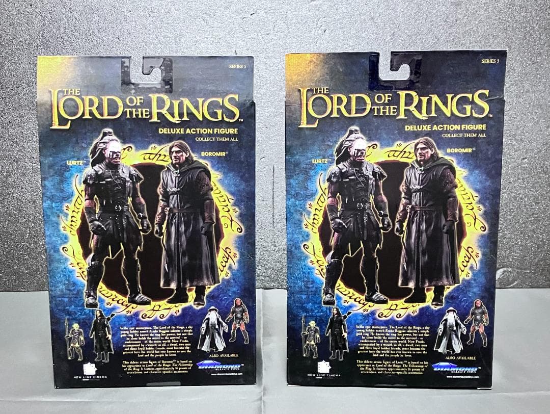 新品未開封『ボロミア＆ラーツ』2セット ロードオブザリング アクションフィギュア