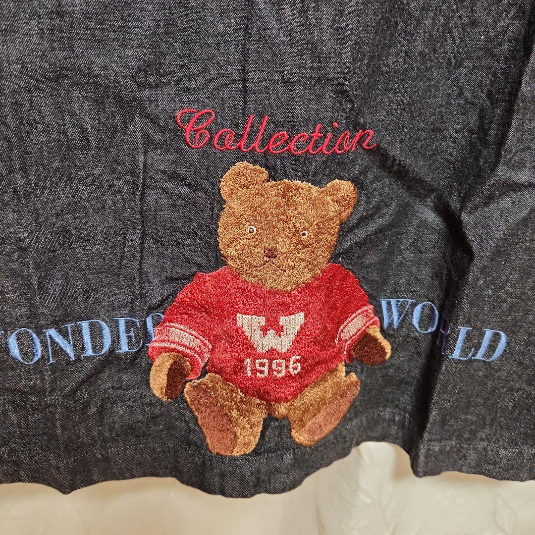 WONDERFUL WORLD、クマ刺繍エプロン