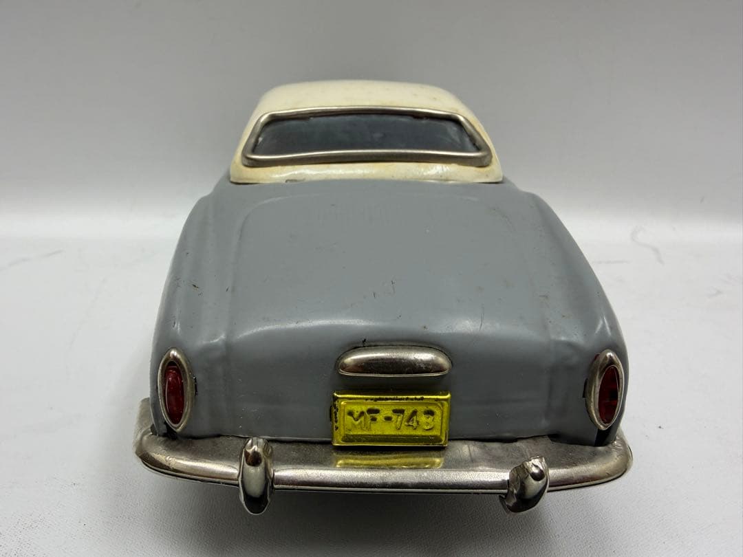 昭和レトロ 四座輪車 MF743 フリクションカー ブリキ玩具 箱付き