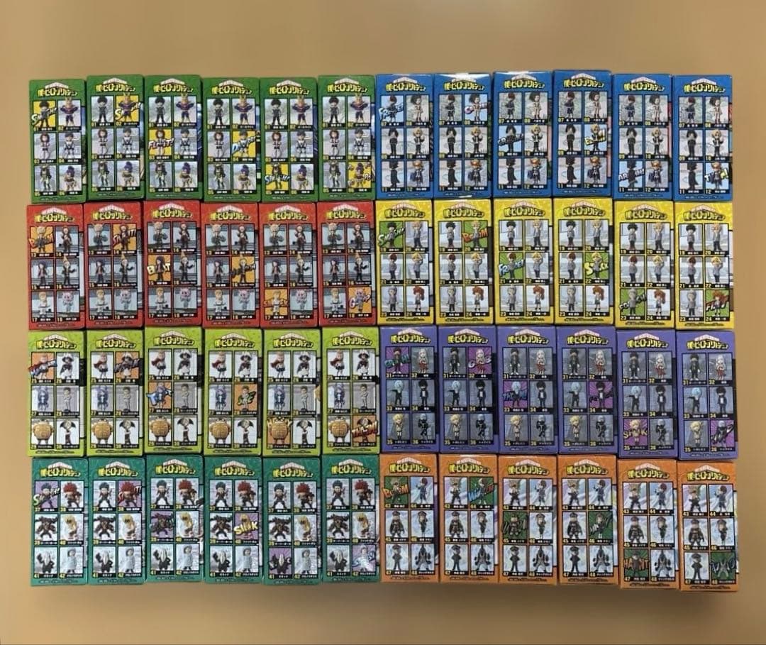 ヒロアカ　ワールドコレクタブルフィギュア　vol.1〜8　計48体　まとめ売り