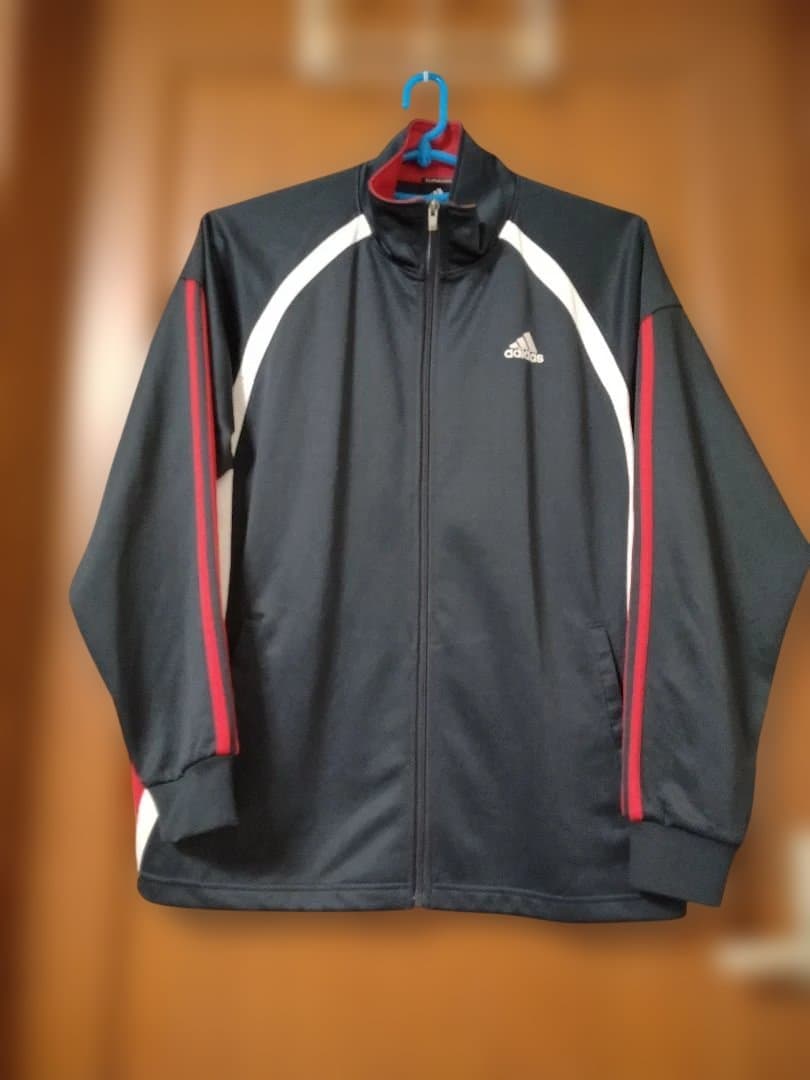 【値下げ】adidas ジャージ上下セット ネイビー/レッド