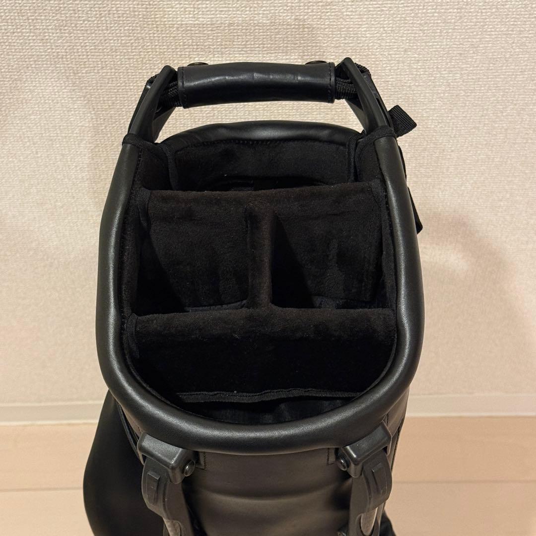 ベゼル VESSEL キャディバッグ　スタンド　スタンドキャディバッグ　ブラック