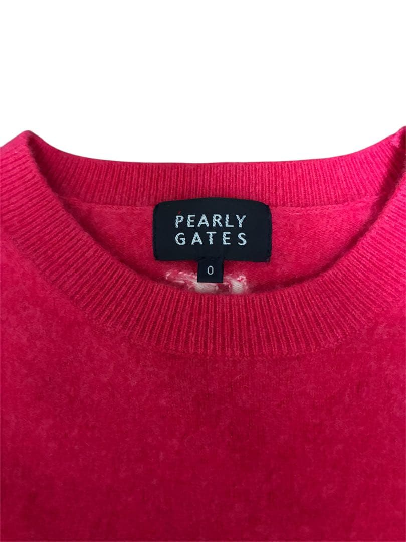 美品 最高級 PEARLY GATES パーリーゲイツ カシミア ニット ピンク