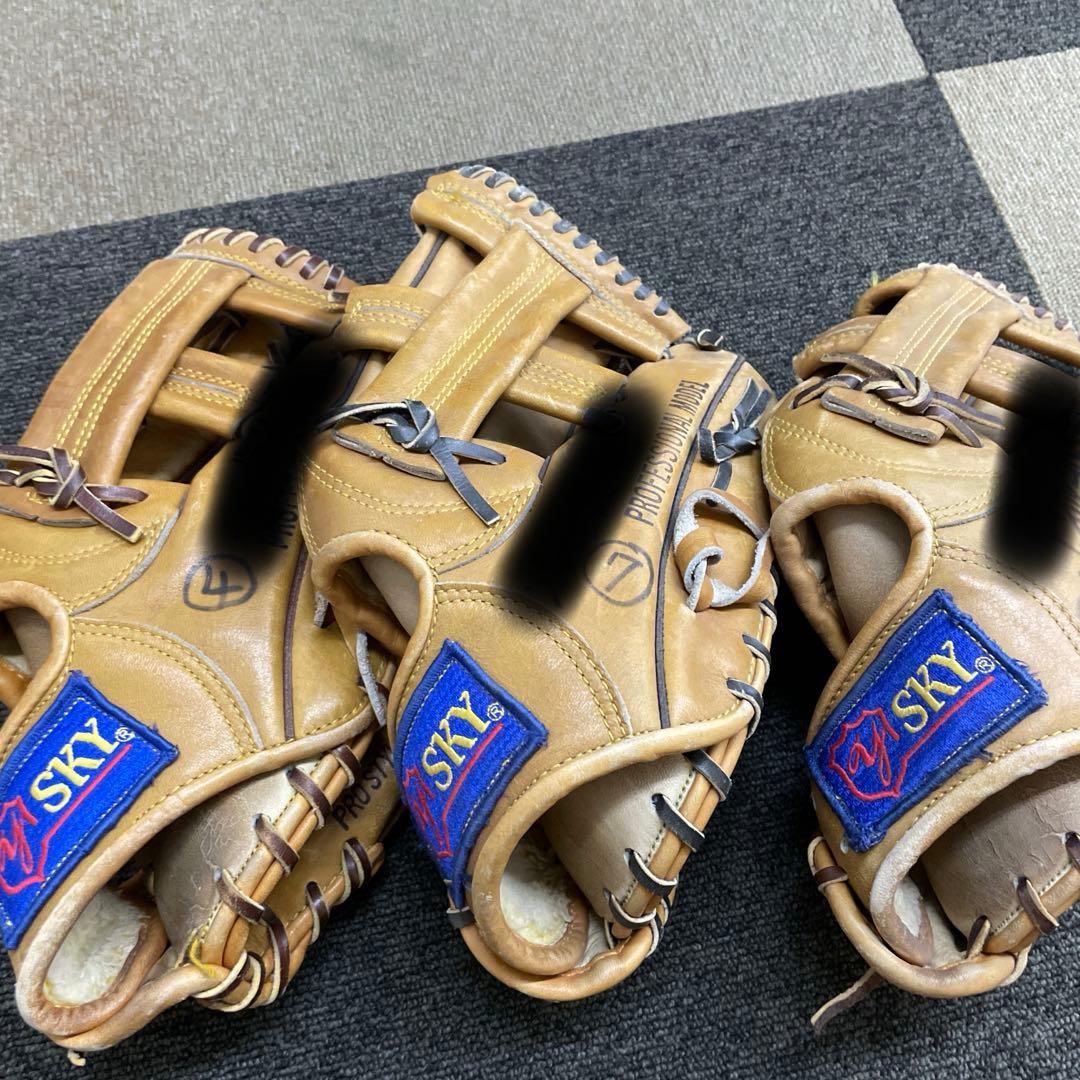 野球グローブ８個、キャッチーマスク２個 まとめ売り