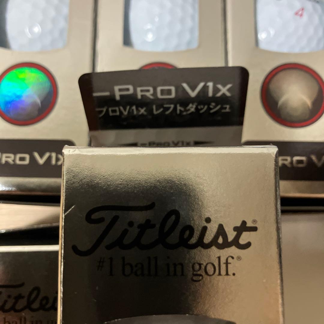 Titleist Pro V1x レフトダッシュ　ゴルフボール 2ダース