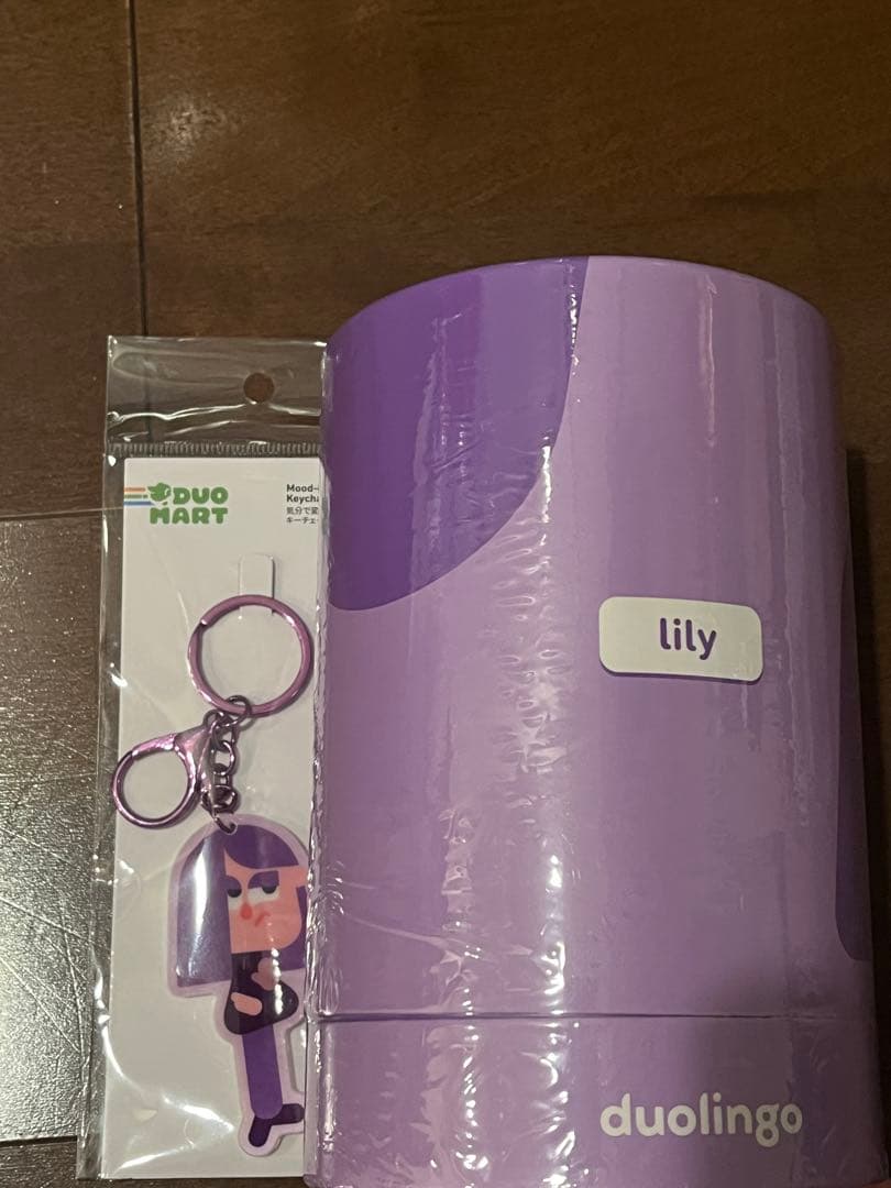 duolingo Lilyリリー フィギュアとキーリングセット