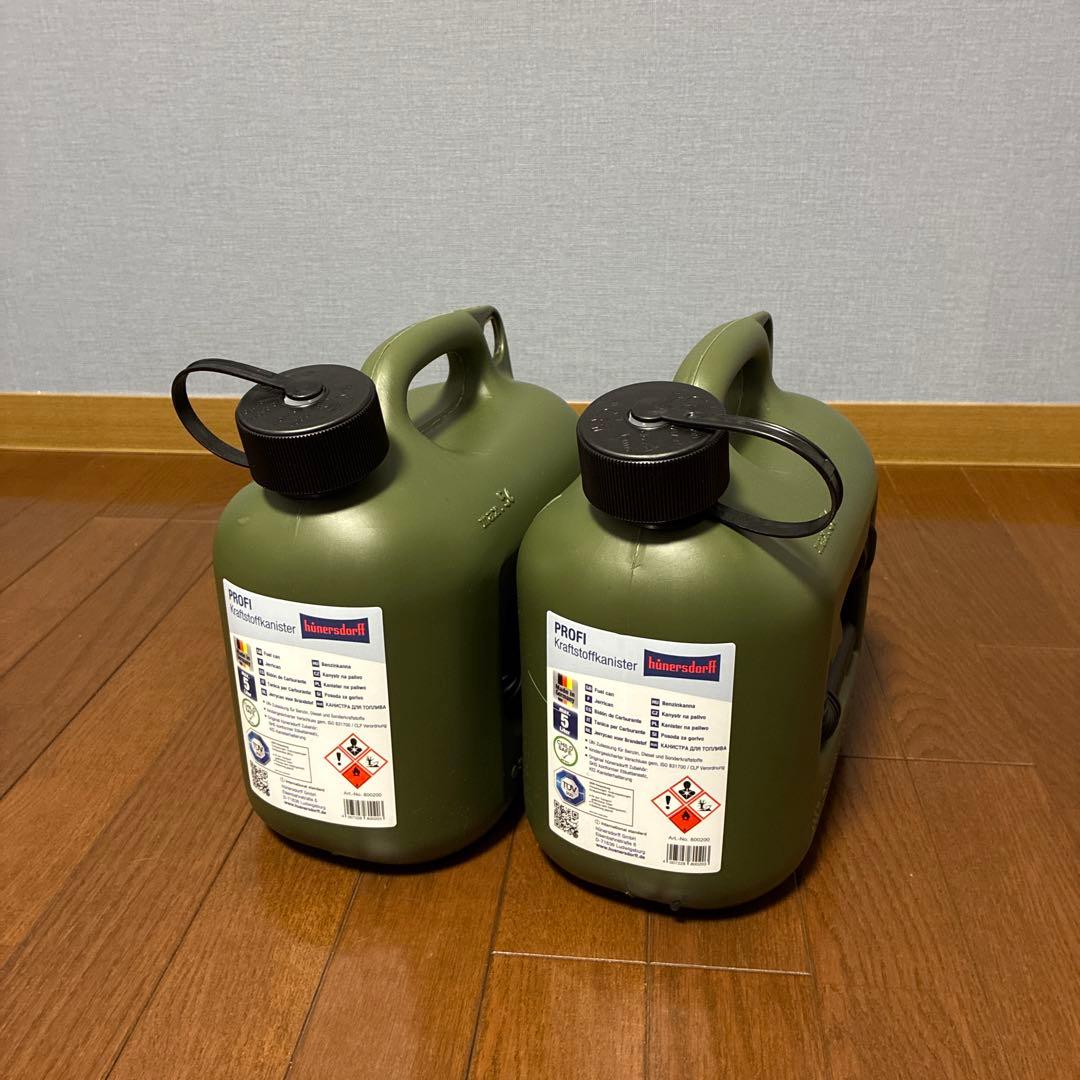 フューエルキャリーバック ヒューナースドルフ5L 純正ノズル おこもりキャンプ