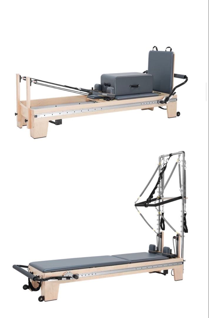木製ピラティスリフォーマー（Pilates ) スタジオ用本格モデル