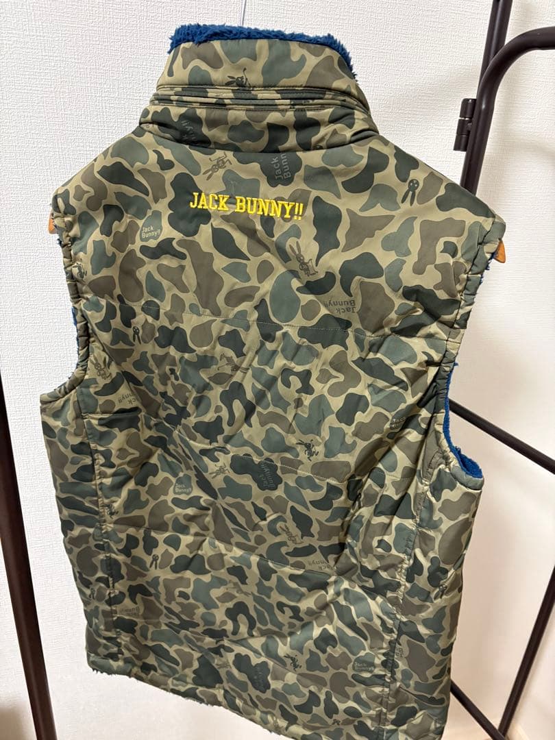 JACK BUNNY!! 迷彩柄ベスト《リバーシブル》